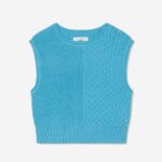 Sleeveless Jumper Cable Knit